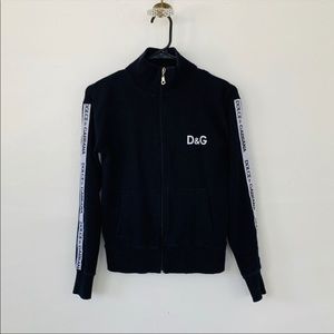Dolce & Gabbana Black and White Track Jacket